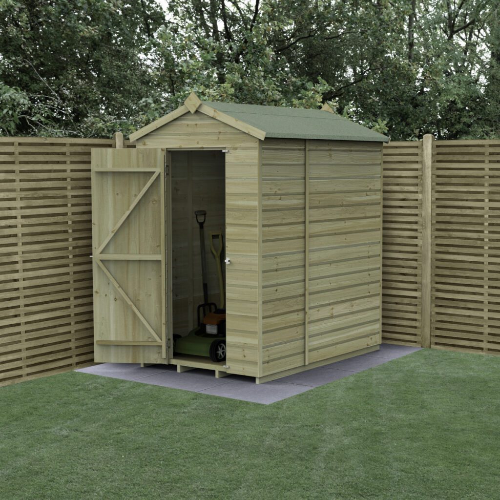 Beckwood 4×6 Apex Shed – No Windows 5013053196892 2
